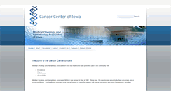 Desktop Screenshot of cancercenterofiowa.com